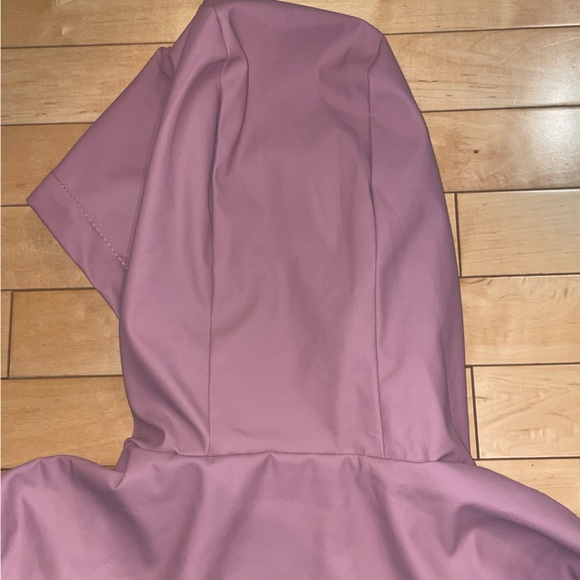 Pink Jacqueline de Yong Rain Jacket size small - Picture 6 of 7